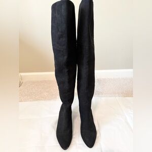 Nine West Over the Knee Black Boots 6